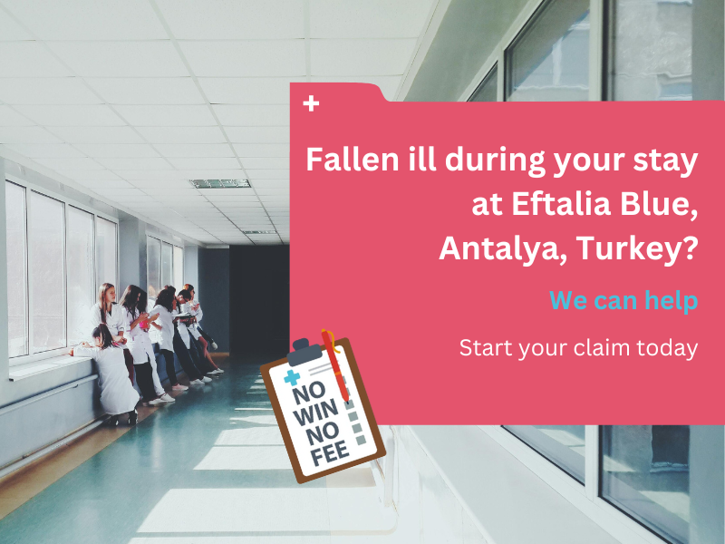 Eftalia Blue Antalya Turkey Holiday illness claims